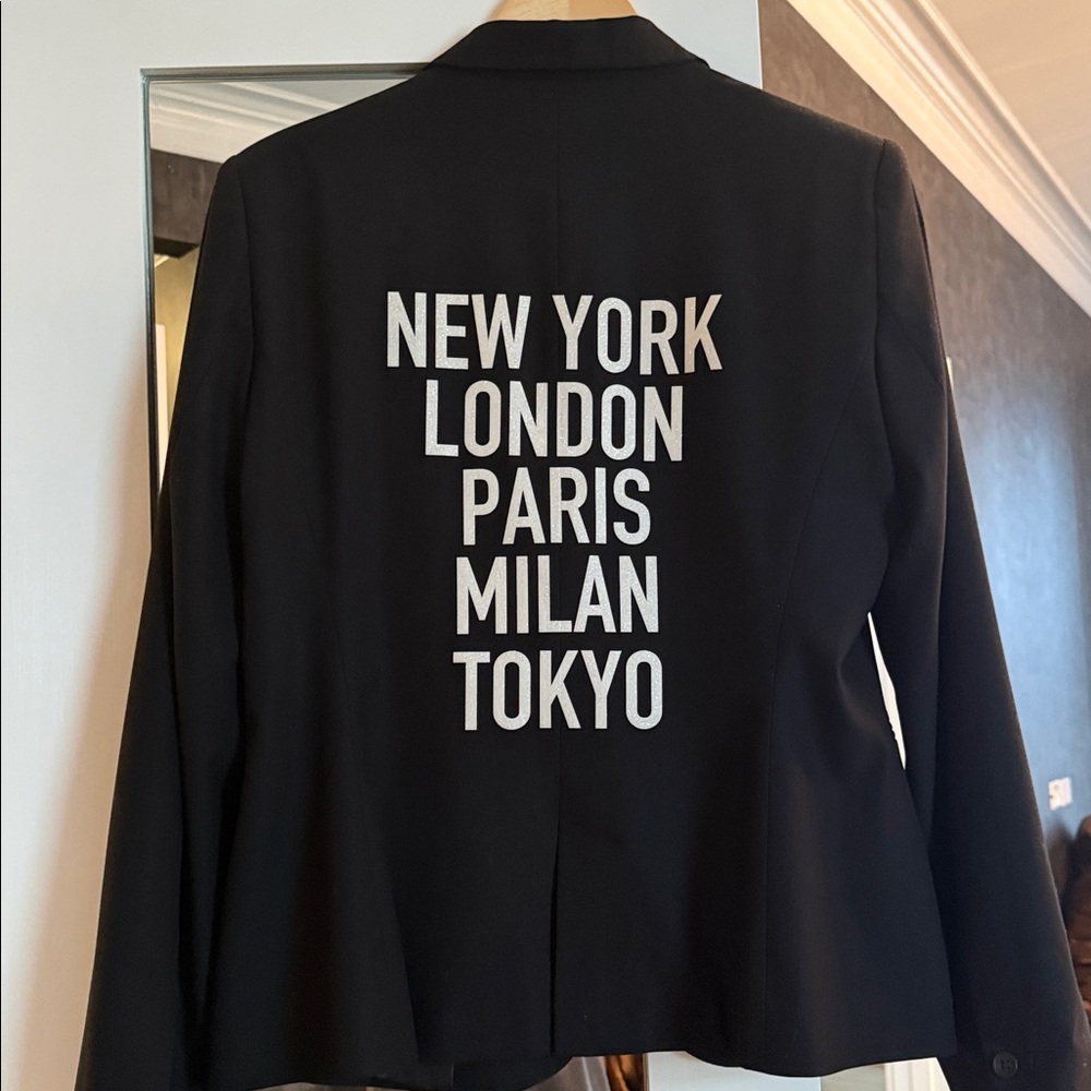 Hipchik Couture Black Blazer View 3